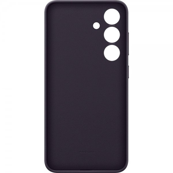 Samsung Galaxy S24 Deksel Vegan Leather Case Dark Violet