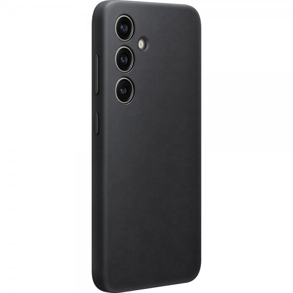 Samsung Original Galaxy S24 Deksel Vegan Leather Case Svart