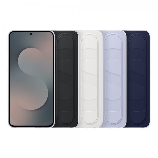 Samsung Original Galaxy S25 FE Deksel Standing Grip Case Mørkeblå