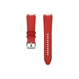 Samsung Original Galaxy Watch 20mm Armbånd Hybrid Leather Strap (M/L) Rød
