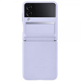 Samsung Original Galaxy Z Flip 4 Deksel Flap Leather Cover Serene Purple