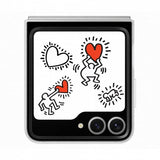 Samsung Original Galaxy Z Flip 6/Galaxy Z Flip 7 FE Deksel Flipsuit Case Hvit