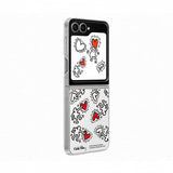Samsung Original Galaxy Z Flip 6/Galaxy Z Flip 7 FE Deksel Flipsuit Case Hvit