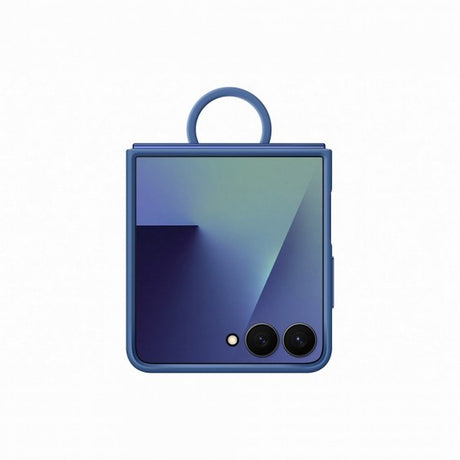 Samsung Original Galaxy Z Flip 7 Deksel Ring Case Silicone Blå