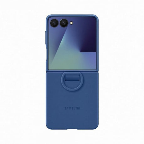 Samsung Original Galaxy Z Flip 7 Deksel Ring Case Silicone Blå