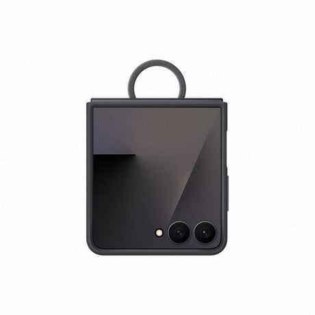 Samsung Original Galaxy Z Flip 7 Deksel Ring Case Silicone Svart