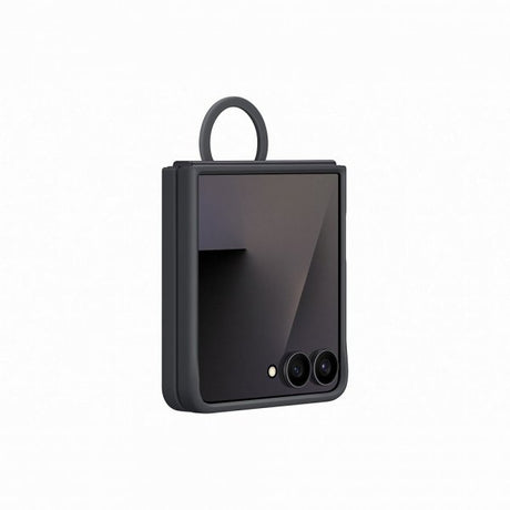 Samsung Original Galaxy Z Flip 7 Deksel Ring Case Silicone Svart