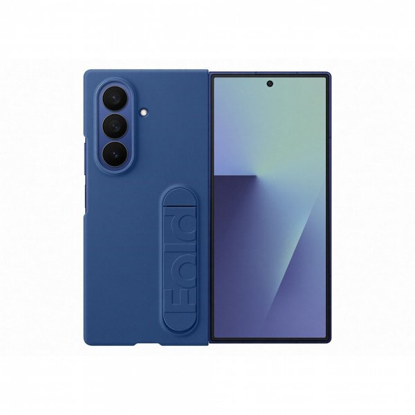 Samsung Original Galaxy Z Fold 7 Deksel Silicone Case Blå