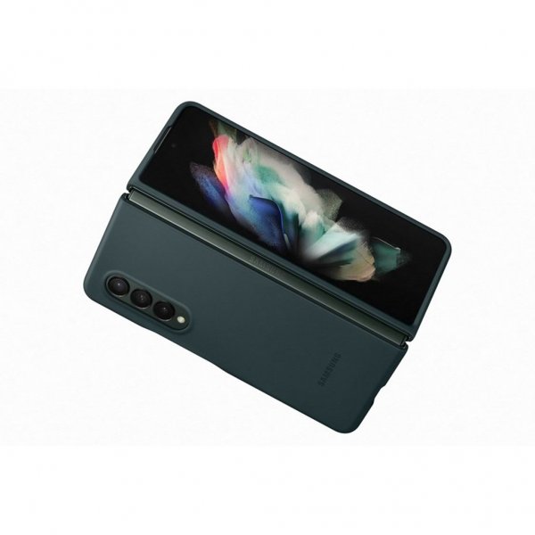 Samsung Original Galaxy Z Fold3 Deksel Silicone Cover Grønn