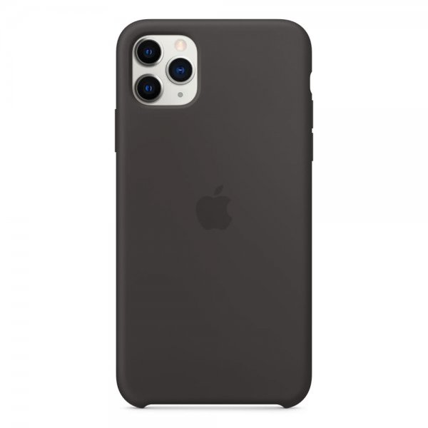 Apple Original iPhone 11 Pro Max Deksel Silicone Case Svart