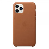 Apple Original iPhone 11 Pro Deksel Leather Case Saddle Brun
