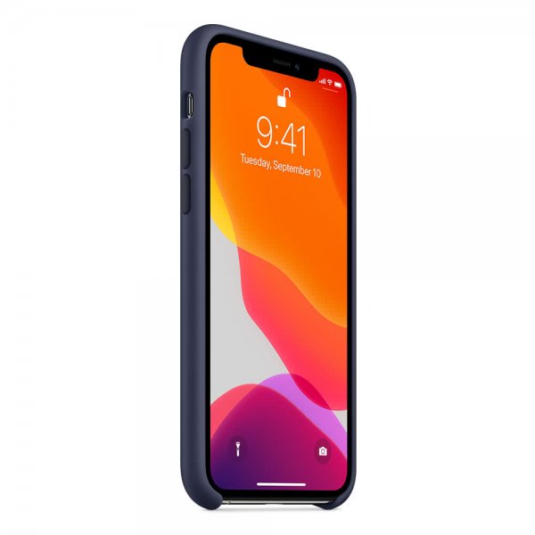 Apple Original iPhone 11 Pro Deksel Silikoni Case Blå