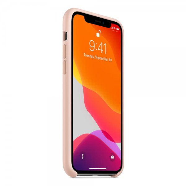 Apple Original iPhone 11 Pro Deksel Silicone Case Pink Sand