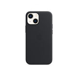 Apple Original iPhone 13 Mini Deksel Leather Case MagSafe Midnight