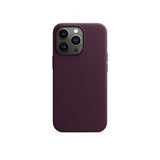 Apple Original iPhone 13 Pro Max Deksel Leather Case MagSafe Dark Cherry