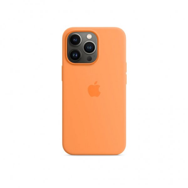Apple Original iPhone 13 Pro Deksel Silicone Case MagSafe Marigold