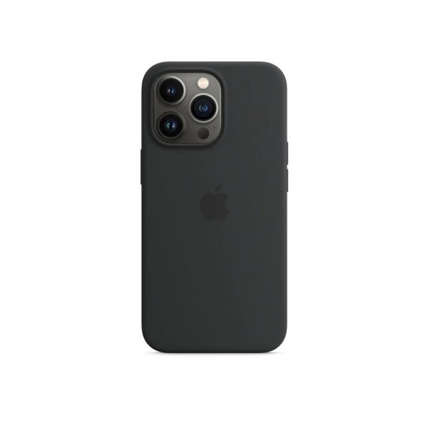 Apple Original iPhone 13 Pro Deksel Silikon Deksel MagSafe Midnatt