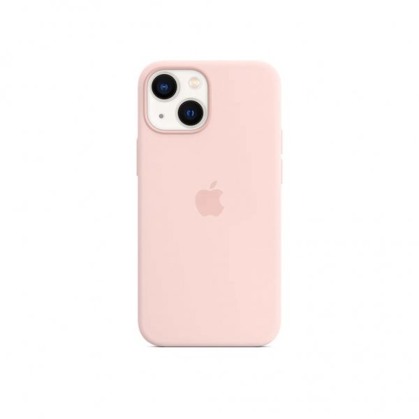 Apple Original iPhone 13 Deksel Silicone Case MagSafe Chalk Pink