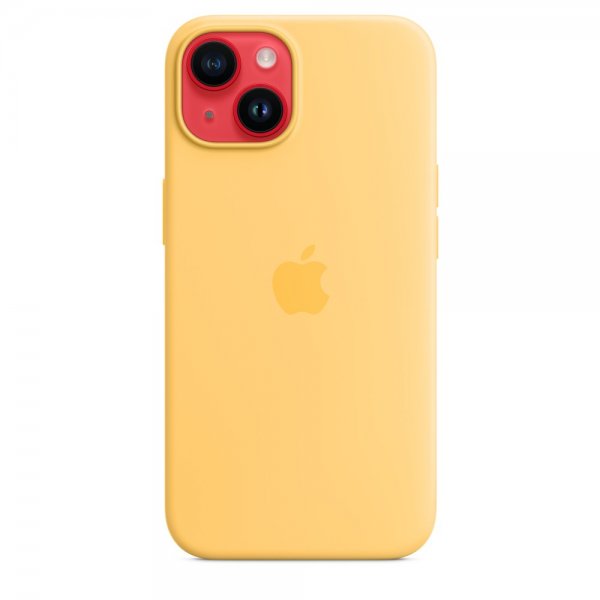 Apple Original iPhone 14 Plus Deksel Silicone Case MagSafe Solskinn