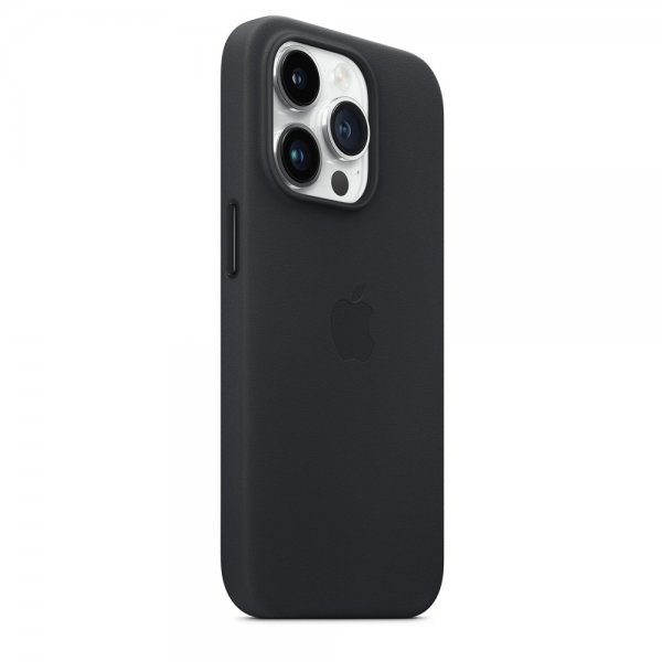 Apple Original iPhone 14 Pro Max Deksel Lær MagSafe Midnatt