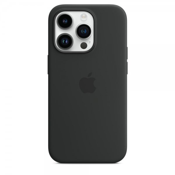 Apple Original iPhone 14 Pro Max Deksel Silikon MagSafe Midnatt