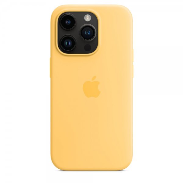 Apple Original iPhone 14 Pro Max Deksel Silicone Case MagSafe Solskinn