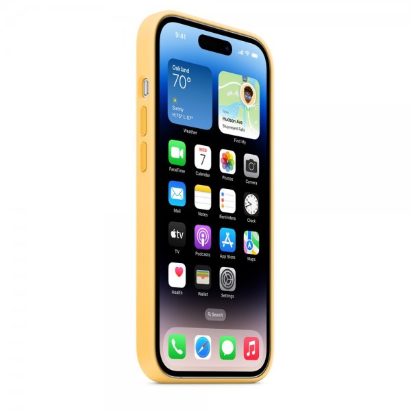 Apple Original iPhone 14 Pro Max Deksel Silicone Case MagSafe Solskinn