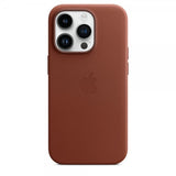 Apple Original iPhone 14 Pro Deksel Leather Case MagSafe Umber