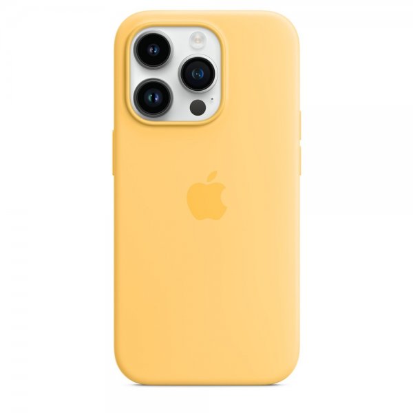 Apple Original iPhone 14 Pro Deksel Silicone Case MagSafe Solskinn