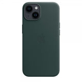 Apple Original iPhone 14 Deksel Leather Case MagSafe Skoggrønn