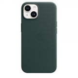 Apple Original iPhone 14 Deksel Leather Case MagSafe Skoggrønn
