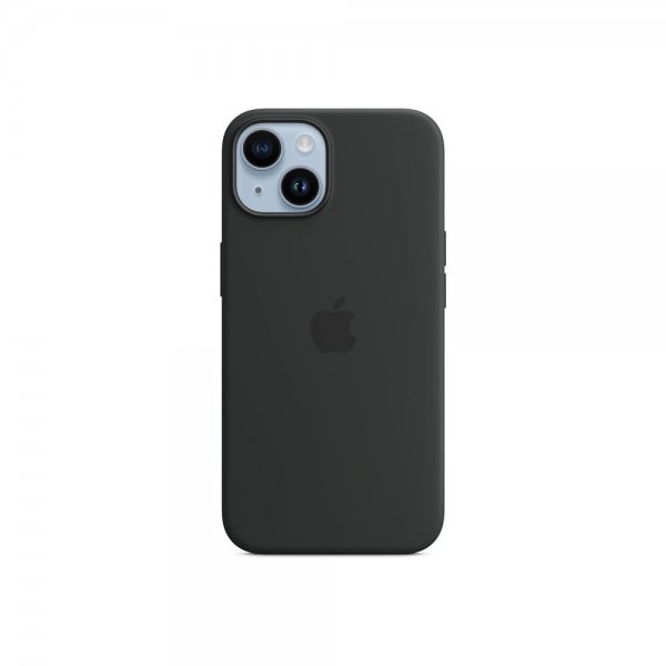 Apple Original iPhone 14 Deksel Silikon MagSafe Midnatt