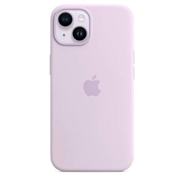 Apple Original iPhone 14 Deksel Silikon MagSafe Lilac