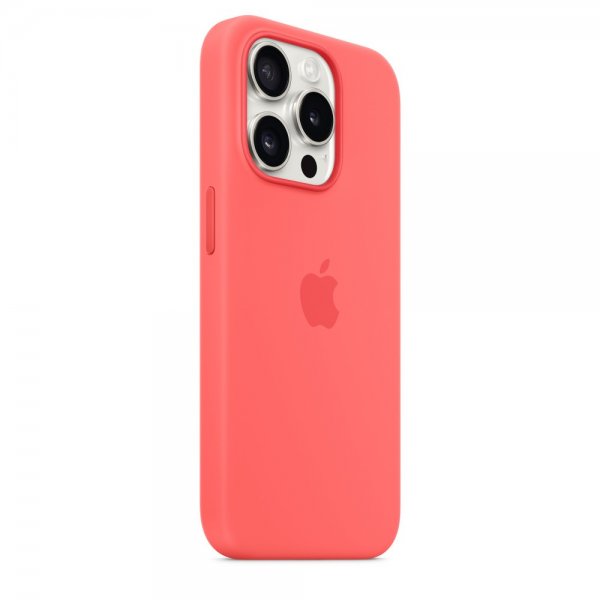 Apple Original iPhone 15 Pro Max Deksel Silikon MagSafe Guava