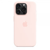 Apple Original iPhone 15 Pro Max Deksel Silikon MagSafe Lys rosa