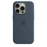 Apple Original iPhone 15 Pro Max Deksel Silikon MagSafe Stormblå