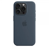 Apple Original iPhone 15 Pro Max Deksel Silikon MagSafe Stormblå