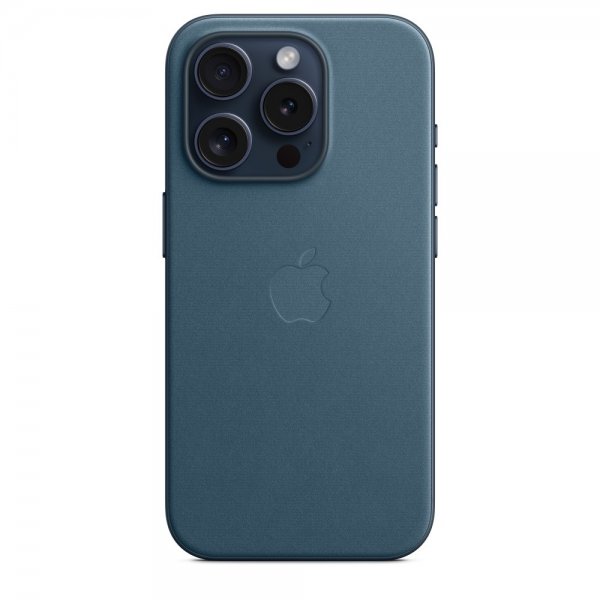 Apple Original iPhone 15 Pro Deksel FineWoven MagSafe Stillahavsblå