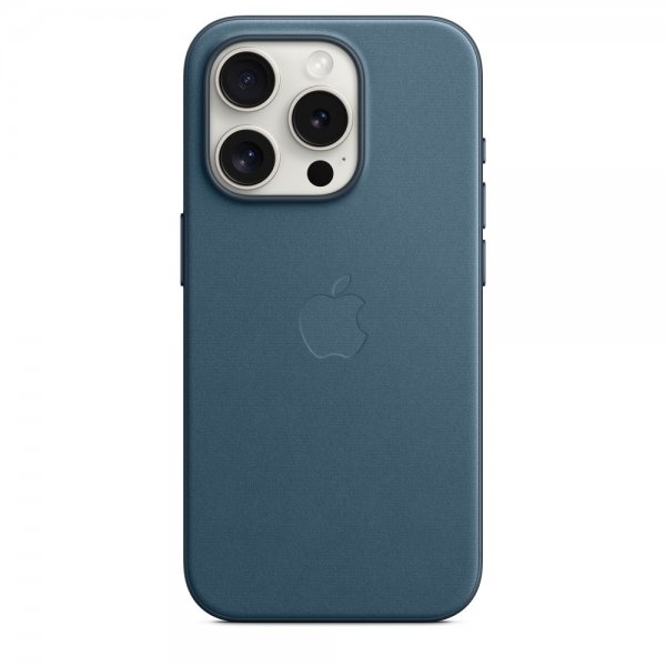 Apple Original iPhone 15 Pro Deksel FineWoven MagSafe Stillahavsblå