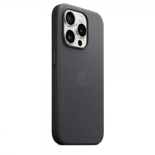 Apple Original iPhone 15 Pro Deksel FineWoven MagSafe Svart