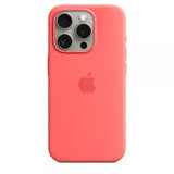 Apple Original iPhone 15 Pro Deksel Silikon MagSafe Guava