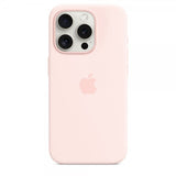 Apple Original iPhone 15 Pro Deksel Silikon MagSafe Lys rosa