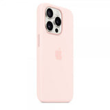Apple Original iPhone 15 Pro Deksel Silikon MagSafe Lys rosa