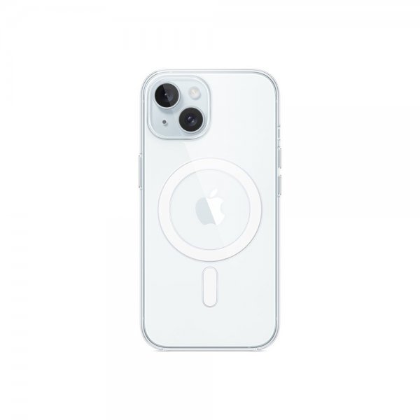 Apple Original iPhone 15 Deksel Clear Case MagSafe Klar
