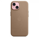 Apple Original iPhone 15 Deksel FineWoven MagSafe Mullvadsbrun