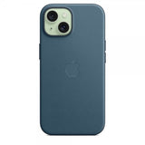 Apple Original iPhone 15 Deksel FineWoven MagSafe Stillahavsblå