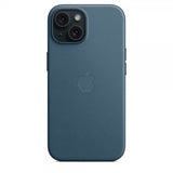 Apple Original iPhone 15 Deksel FineWoven MagSafe Stillahavsblå