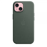 Apple Original iPhone 15 Deksel FineWoven MagSafe Vintergrön