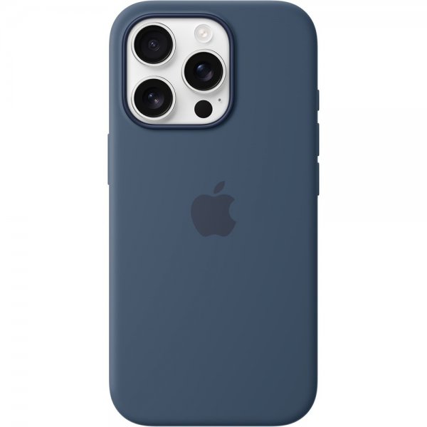 Apple Original iPhone 16 Pro Deksel Silikon Deksel MagSafe Denim
