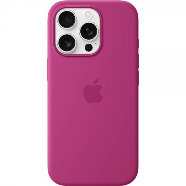 Apple Original iPhone 16 Pro Deksel Silicone Case MagSafe Fuchsia